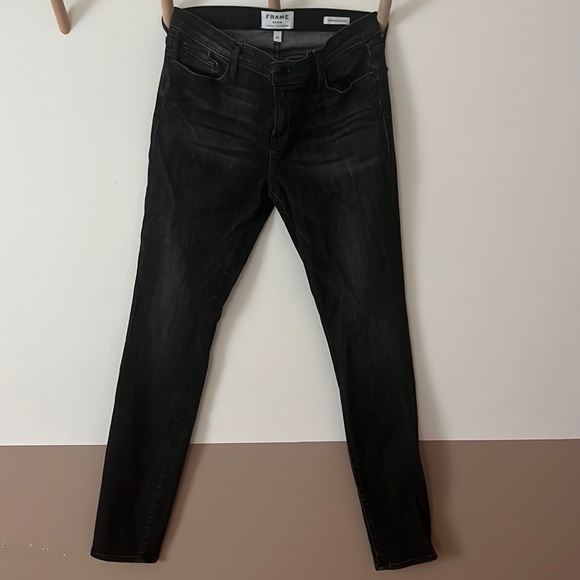 Frame Denim Denim - FRAME Le Skinny de Jeanne Size 29 Black Wash Jeans